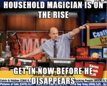 Household magician everywhere Better cash in now