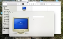 How a Windows PC is represented on an Apple computer