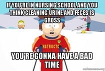 How did you get into nursing school in the first place