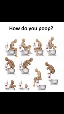 How do you poop