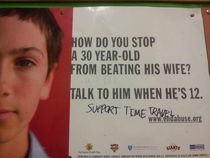 How do you stop a -year-old from beating his wife