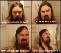 How Icelanders shower