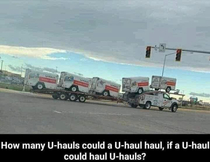 How many U-hauls 