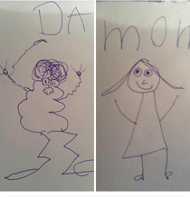 How my kid views me and my wife