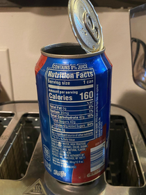 How my sister opens her soda