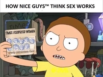 How nice guys think sex works