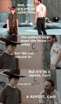 How Rick deals with reposts