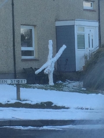 How Scotland make snowmen