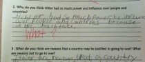 How th graders think Hitler really gained influence 