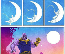 How Thanos got the moon