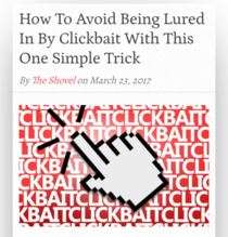 How to avoid clickbait
