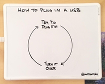 How to plug in a usb