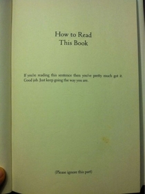 How to read this book