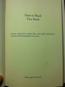 How to read this book