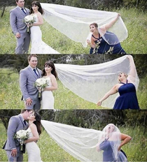 How to ruin a wedding picture