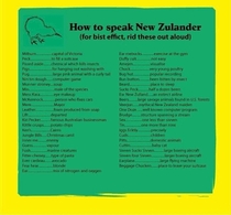 How to speak New Zulander
