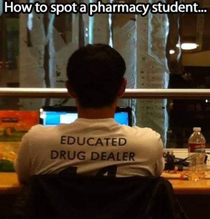 How to spot a pharmacy student