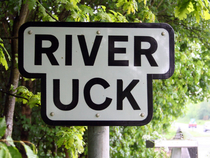 How to stop people defacing the river sign