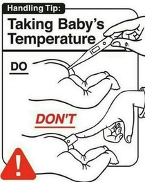 How to take a babys temperature