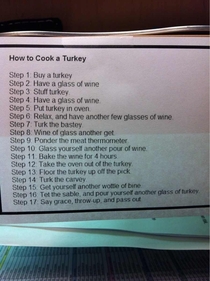 How to Turkey a Cook