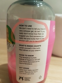 How to use a shower gel