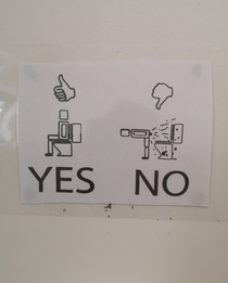 How to use the toilet