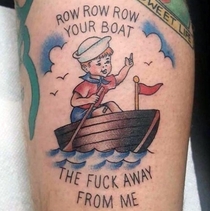 Humorous Antisocial Tattoo