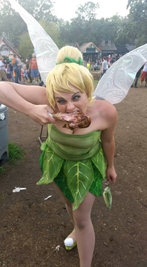 Hungry Tinkerbell Girl