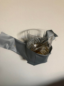 Husbands bedside cup holder