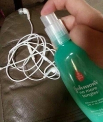 Hy headphones never get tangled anymore