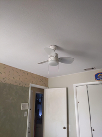 I accidentally bought a tiny ceiling fan