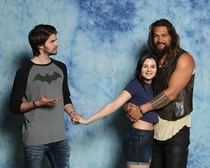 I also was able to meet Jason Momoa with my girlfriend He got a little too close to her