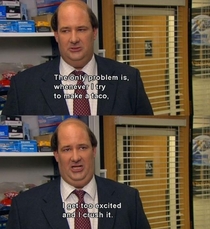 I always could relate to Kevin