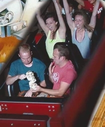 I always play Jenga on roller coasters