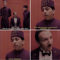 I always think about this scene from the Grand Budapest when applying for jobs