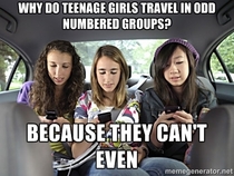 I always wondered this about teenage girls