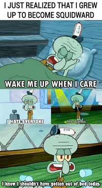 I am squidward