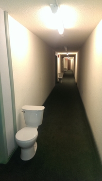 I appreciate that we got new toilets in our building but Im questioning the placement