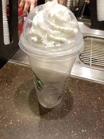 I asked the barista to make me something I can afford
