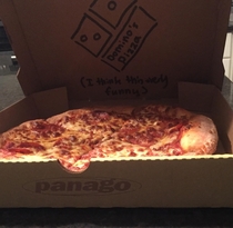 I asked them to draw something funny on the box and