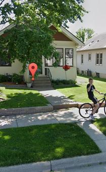 I bought my first house Looking at the Google Street View