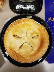 I bought the angriest pie today