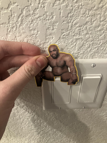 I bought this online to go over my light switch Im an idiot