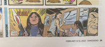 I buy the weekly paper purely to follow the weekly fever dream of random panels pasted together that is the Phantom