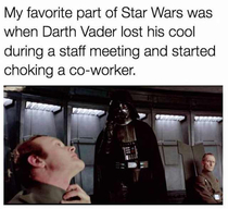 I can really relate to Vader