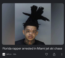 I can tell hes from Florida 