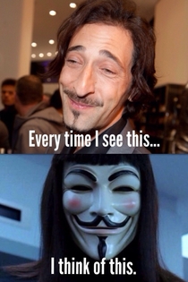I cant look at Adrien Brody the same again