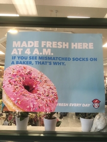 I cant recall seeing a bakers socks ever At any time