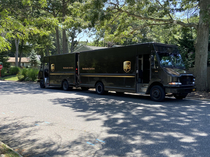 I caught the rarely seen UPS Truck Mating on film