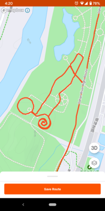 I couldnt resist making this GPS art while riding today